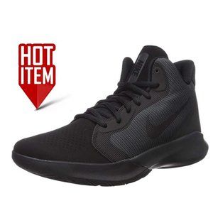 Nike Precision III Nubuck Basketball Shoe - Black/Black-anthracite